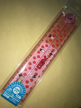 ♯新品♯アポロチョコおりたたみ定規分度器付☆☆じょうぎ30cm