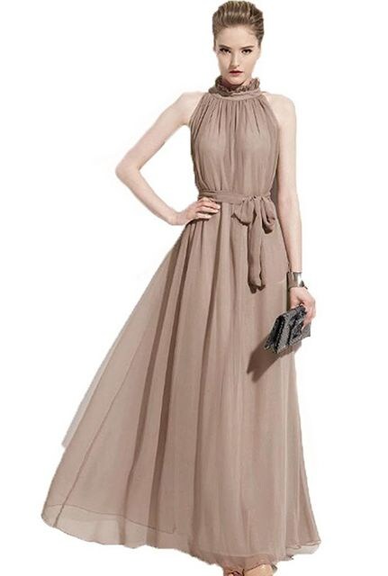 結婚式など ロングワンピース サイズフリー ベージュ 女性ファッション 新品 中古のオークション モバオク No